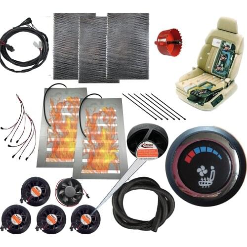 WATERCARBON 12v car Heated and Cooled seat pad Kits Nissan high-end Brand Infiniti car Dedicated Heater pad car Ventilated seat