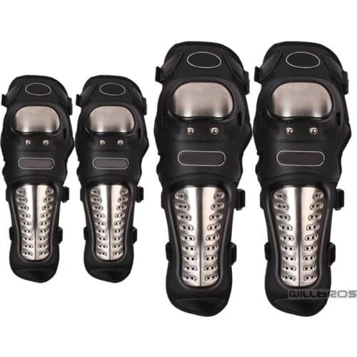Motocross MTB Bike Off-road Knee Protector Motorbike Protection Stainless Steel Moto Elbow Knee Pads