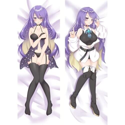 Newly Design Anime boy Girl Body Pillowcase Hugging Dakimakura Vtuber Nekomata Sexy Cover Home Room Decor Long Throw