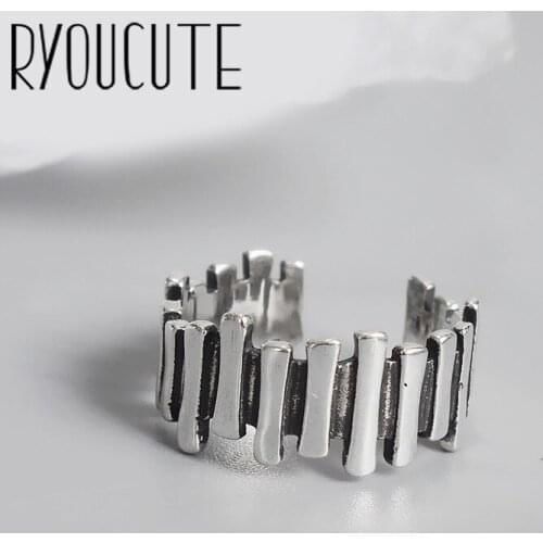 New Trendy Personality Punk Lines Rings For Women Lady Resizable Size Rings Party Jewelry Charm Gifts 2021