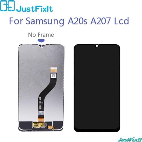 Original For Samsung Galaxy A20s Lcd Digitizer Display Touch Screen Digitizer A207F/DS A207FN A207U A207G A207W A207G/DS Lcd