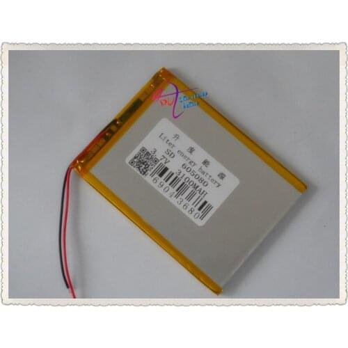 The original road N50 battery 3.7V 5-inch Tablet PC built-in lithium battery 605080 585280 3100MAH 5V