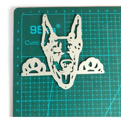R58E Puppy Metal Cutting Dies Stencil Scrapbooking DIY Album Stamp Paper Card Embossing Decoration Craft