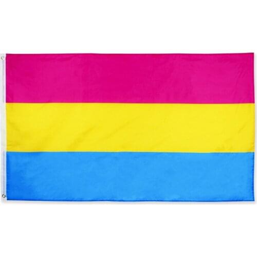 Rainbow Flag 90x150cm Omnisexual LGBT pride pansexual Flag Home Decoration