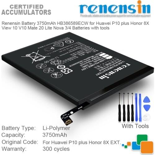 Renensin Huawei Honor 8X Batteries