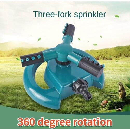 Sprinkler 360 degree rotation big Trident sprinkler agricultural irrigation garden sprinkler lawn cooling rotating sprinkler