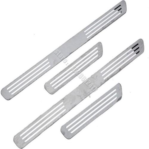 Stainless steel Ultra-thin Scuff Plate/door cover outside door sill For 2011-2016 Volkswagen POLO hatchback Car styling