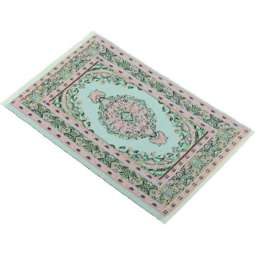 1/12 Scale Turkish Style Carpet Area Rug for Dolls House Any Rooms Decor Accessories Dollhouse Ornament