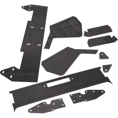 1 Set DIY Front Winch Bumper Bare Metal Mounting for Jeep Cherokee XJ 1984-2001 1996