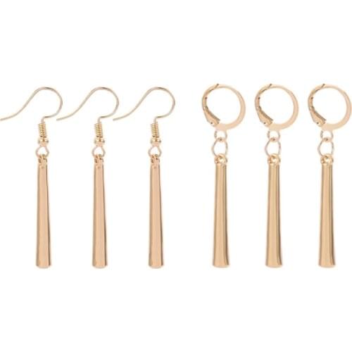 3 Pcs Women Long Drop Earrings Ear Pendant Dangle Female Jewelry Gifts Charms Decorations Fashion Earring Accessory