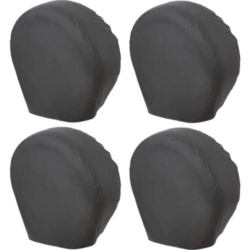 4PCS RV Wheel Covers 190T Waterproof UV Sun Tough Tire Protector for Truck, SUV, Trailer, Camper, 27 inch-29 inch Tire