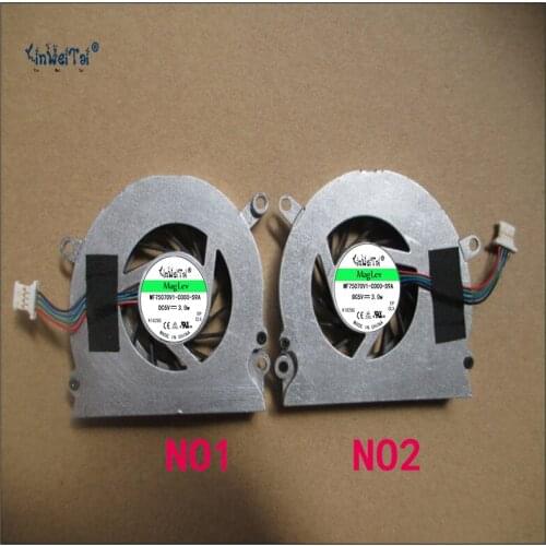 90%NEW Left and Right Laptop Cooling fan for APPLE A1229 KDB04505HA-5M35 KDB04505HA-5M36 DC 5V 0.32A 4-wire 4 -pin
