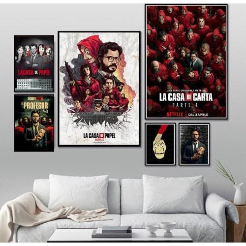 New Full square/round Drill 5D DIY diamond painting La casa de papel TV Poster 3D diamond embroidery cross stitch mosaic Gift