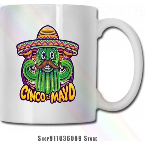 Cinco De Mayo Cactus mug cup tazas