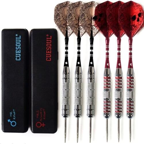 Valentines Day CUESOUL 6 Pcs 23/25g Couples Package Steel Tip Darts