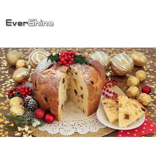 EverShine Diamond Painting Full Square New Arrival Food Diamond Embroidery Full Display Christmas Holiday Decoration Diamond Art