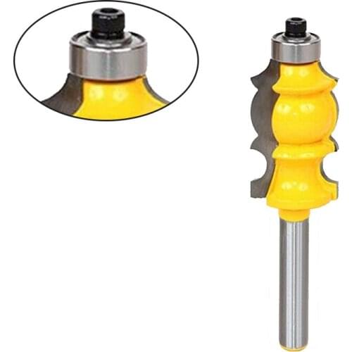 8mm Shank Cemented Carbide Molding Router Bit Architectural Trimming Wood Milling Tenon Cutter for Woodwork Cutter Power Tools
