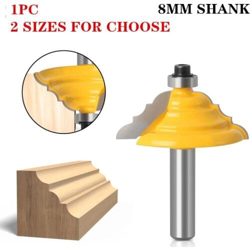 Quality 1pc 8mm Shank Line Knife Woodworking Cutter Tenon Cutter For Woodworking Tools Table Edge Router Bit - French Baroque
