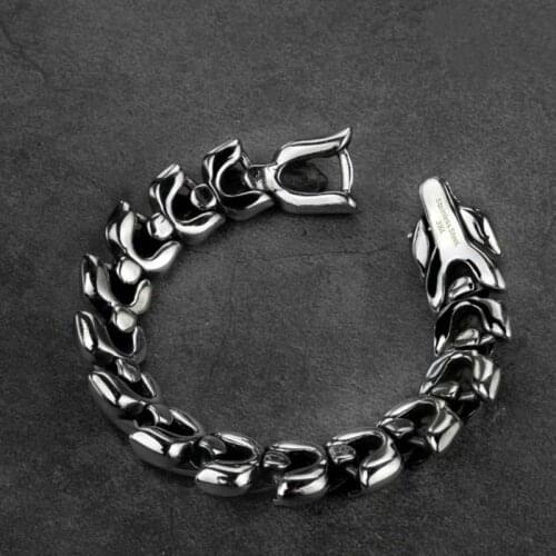 Classic Dragon Bracelet Retro Animal Long Chain Bracelet Trend Bracelet Mens Punk Wild Domineering Bracelet