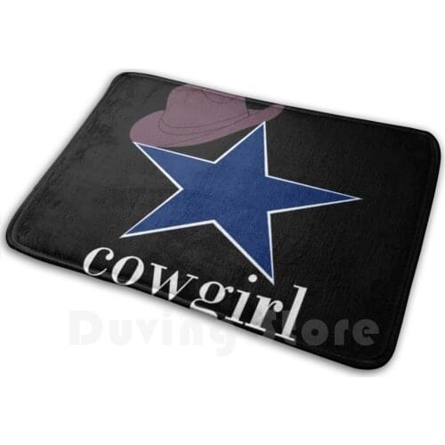 Cowgirl Collection Carpet Mat Rug Cushion Soft Cowboy Fan Womens