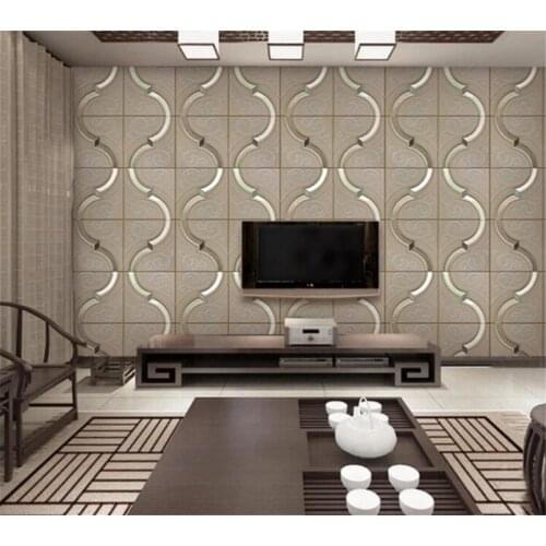 Custom wallpaper 3D mural classic Chinese simulation hard package living room bedroom TV background wall mural papel de parede