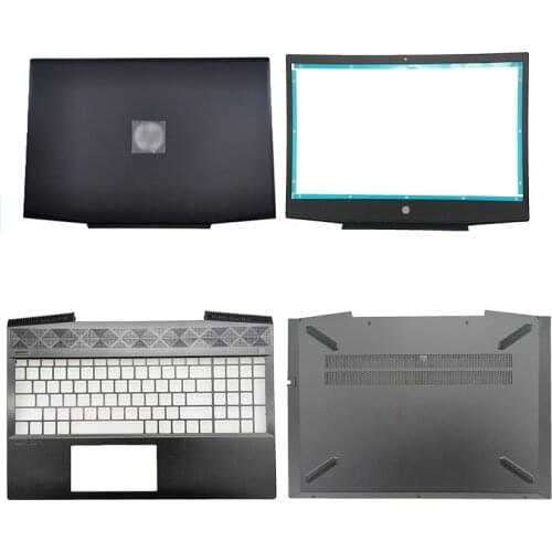 New Laptop LCD Back Cover/LCD Front bezel/Palmrest Upper Case/Bottom Case For HP Pavilion 15-CX Series TPN-C133 Black/White