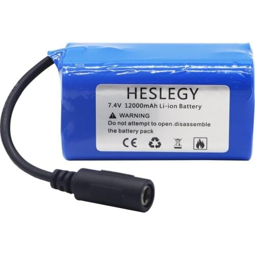 Upgrade 7.4V 12000mAh rechargeable Lipo Battery for T188 2011-5 T888 V007 H18 C18 Remote Control Fishing Bait Boats Spare Parts