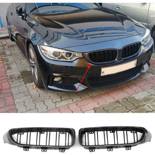 Front Grill for BMW F30 F80 M3 F32 F82 F33 F83 F36 M4 420i 428i 435i 2013-2018 carbon fiber racing grills