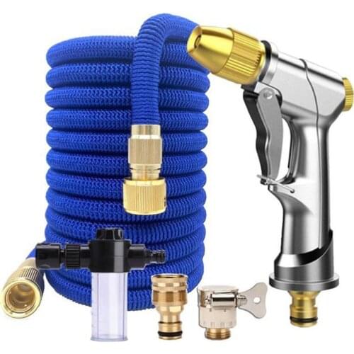 Expandable Garden Water Hose Pipe Magic Hose Flexible High Pressure Sprinkler Foam Car Wash Cleaning Tools Watering Gardenhose