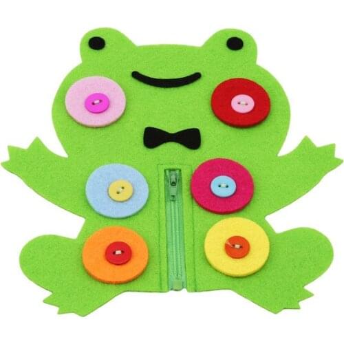 Hand Zipper Button Teaching Kindergarten Manual Diy Weave Cloth Early Learning Education Toys Montessori Teaching Math Toys