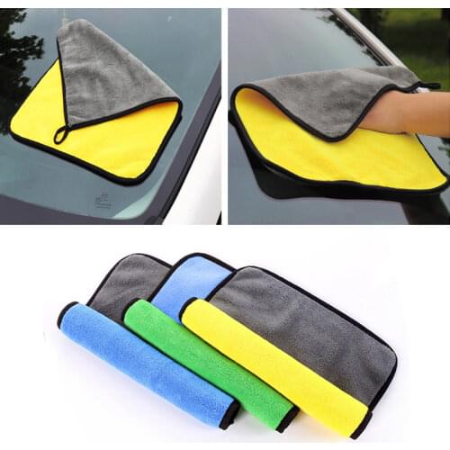 Car Wash Towel Cloth Car Wash Microfiber Towel Car Care Absorbent Soft Wiper Car Washing and Drying Cloth Hemming Car Accessroie