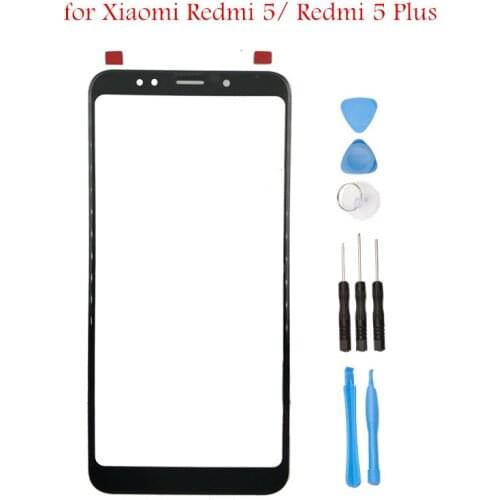 For Xiaomi Redmi 5/ Redmi 5 Plus Touch Screen Front Glass Panel Front Outer Glass Touch Sensor Redmi5 Plus Repair Parts