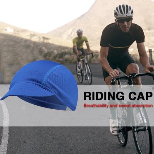 Mesh Solid Color Cap Outdoor Cycling Headwear Outdoor Sun Protection Summer Elastic Hat Cycle Biking Entertainment