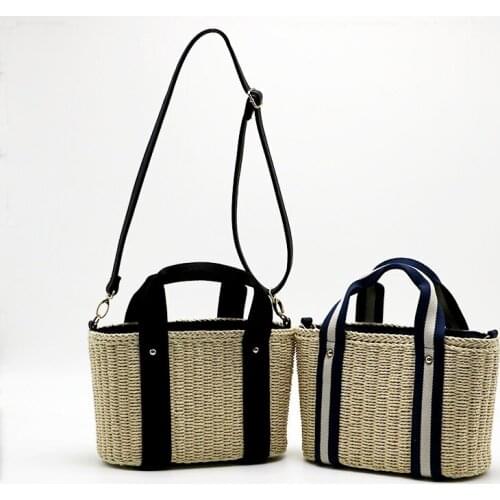 Straw Bag Shoulder Portable Slung Woven Bag Handbag Purses and Handbags Luxury Designer
