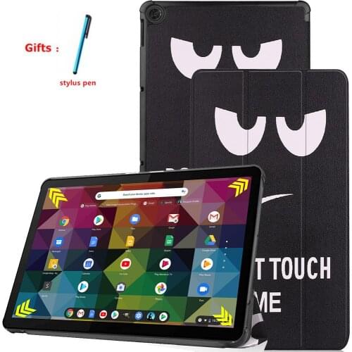 Smart Case For Lenovo Chromebook Duet 10.1 10.1-inch Flip Leather TPU Stand Cover Coque Tablet Shell Funda Auto Sleep/Wake