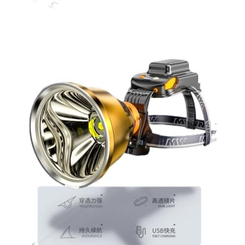 P70 headlight glare charging long-range long life induction bright xenon lamp head mounted night fishing special fishing