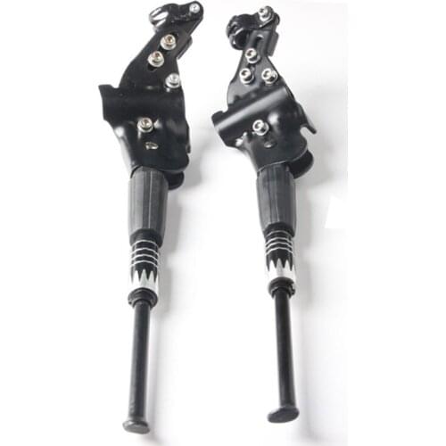 1Pcs Black Adjustable MTB Road Bicycle Kickstand Parking Rack Mountain Bike Support Side Kick Stand Foot Brace #A