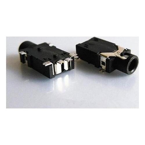 10PCS 2.5mm Female Audio Connector 6 Pin SMT SMD Headphone Jack Socket PJ-227