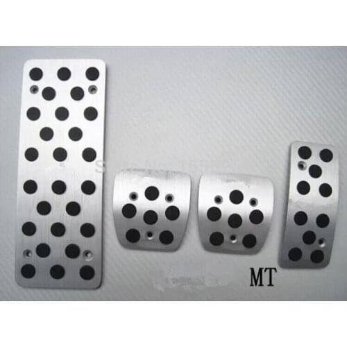 Free shippping ,Aluminum Alloy Foot gas pedal accelerator clutch pedal AT/MT for subaru Forester Impreza Outback Legacy