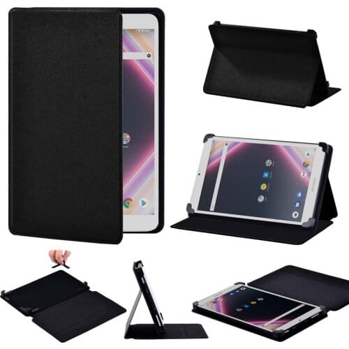 Tablet Case for ARCHOS 101 Platinum/101b Oxygen/101e Neon/access 101 3g/101/101 S/T80/10.1 Inch Leather Tablet Case+ Free Stylus