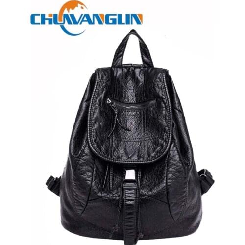 CHUWANGLIN Women's Black Backpacks