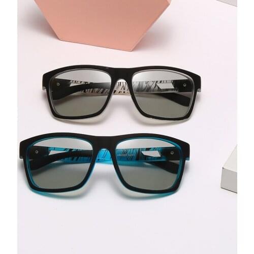 Photochromic Sunglasses Men Women Rectangle Polarized Sun Glasses Chameleon Luxury Fashion Male Drving Eyewear UV400