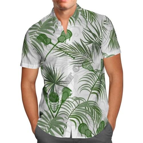 Hawaii Shirt Hawaiian beach summer Flower Tennis Printed 3d Mens Shirt Harajuku Tee hip hop shirts 05