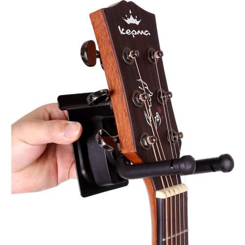 Guitar Hook Black Metal Musical Instrument Display Stand Wall Hook Grid Hook Guitar Hanger