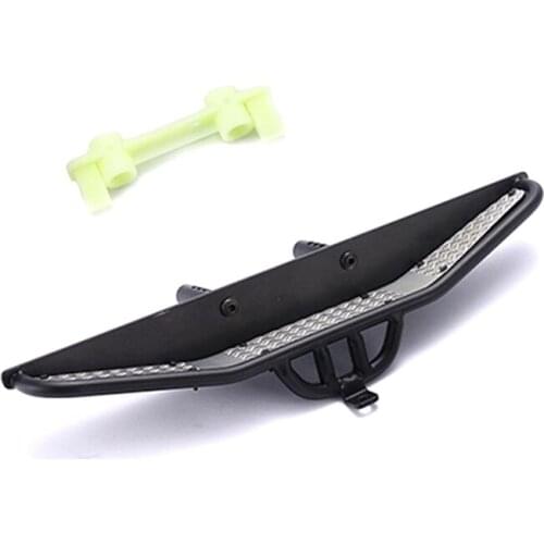 Metal Rear Bumper for 1/10 RC Crawler Car Traxxas TRX4 Bronco Chevrolet K5 Defender Axial SCX10 III JEEP Parts