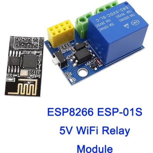 1Pcs ESP8266 ESP-01S 5V WiFi Relay Module Thing Smart Home Remote Control Switch Phone APP ESP8266 ESP-01S LED Controller Module