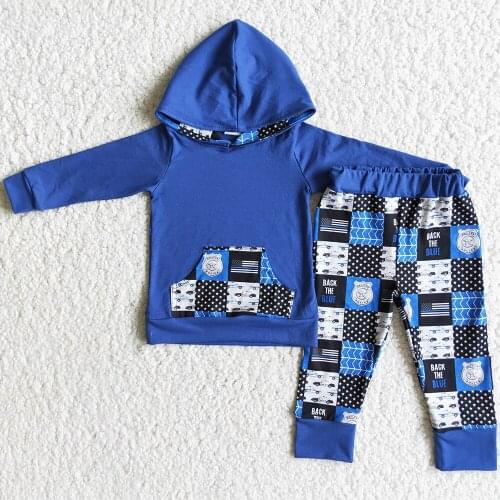 New Fashion Kids Designer Clothes Boys Hoodies Sets Fashion Kids Boys Boutique Clothing Hoodie Wholesale Toddler Boy Clothes Set