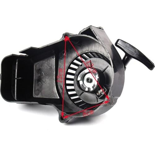Brand New Mortor Aluminum Pull Starter Start fit for 2 Stroke 47cc 49cc Mower Engines Motorcycle Mini Pocket Bikes ATVs Quad
