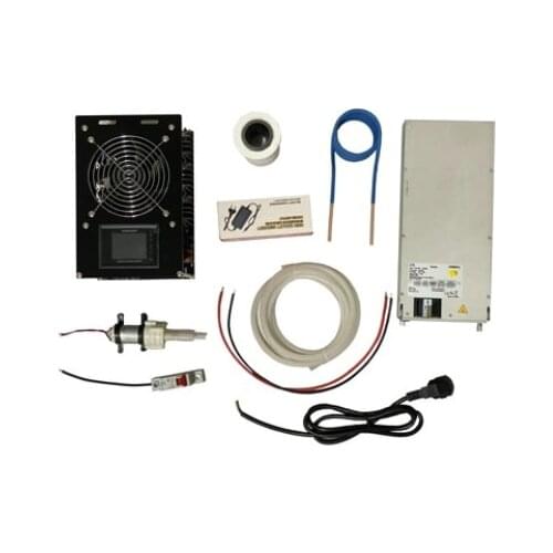 NEW 3000W ZVS Induction Heater Induction Heating PCB Board Heating Machine+Heating Coil+70mL rucible+Pump+Power Supply