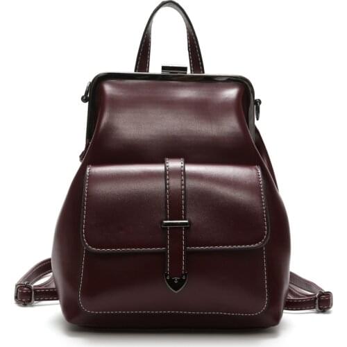 New Womens Backpack High Quality Leather Backpack Fashion Travel Shoulder Bag School Bag Fashion Trend Casual Bag